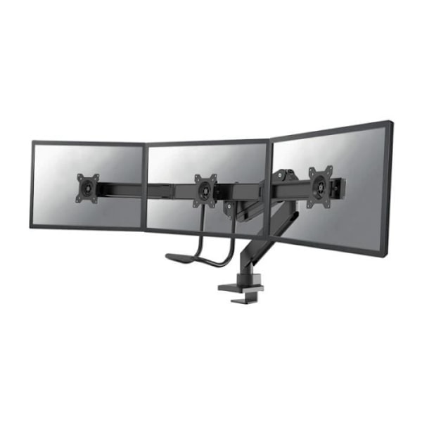 Skrivebordsstøtte - NEWSTAR - NM-D775DX3 - 3 LCD-skærme - Sort - Justerbar op til 60 cm Sort