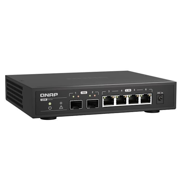 Plug & Play Switch - QNAP - QSW-2104-2S - 2 10GbE SFP+ porte - 4 2.5GbE porte - 2RJ45.