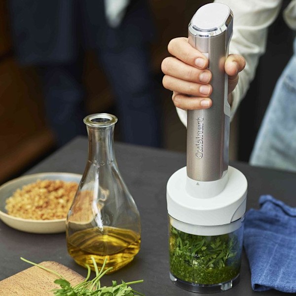 Trådløs stavblender - CUISINART - RHB100E - Sølv - 1 hastighed - 2 knive