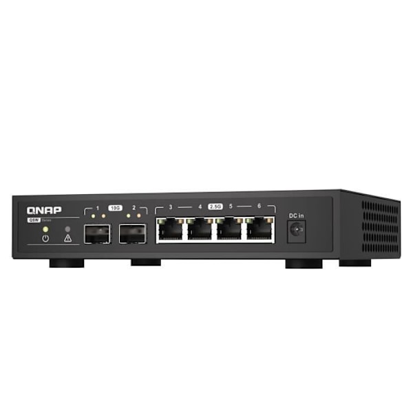 Plug & Play Switch - QNAP - QSW-2104-2S - 2 10GbE SFP+ porte - 4 2.5GbE porte - 2RJ45.