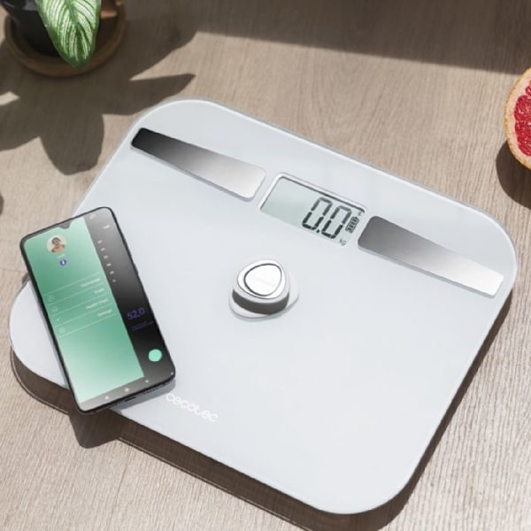 Cecotec Vægtsensor med applikation Surface Precision EcoPower 10200 Smart Healthy Hvid