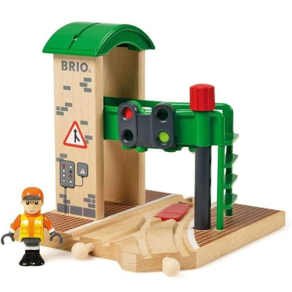 Brio World Control and Switching Station - Tilbehør til trætogkredsløb - Ravensburger - Blandet fra 3 år - 33674 Grön