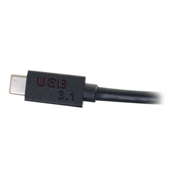 C2G USB 3.1 USB-C til VGA-videoadapter Ekstern USB 3.1 D-Sub-videoadapter Sort