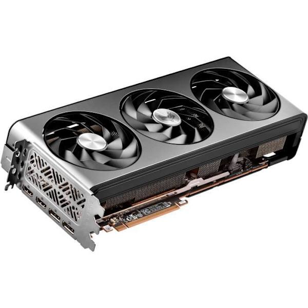 SAPPHIRE - Näytönohjain - NITRO+ AMD RADEON™ RX 7700 XT GAMING OC 12 Gt - GDDR6 - DUAL HDMI / DUAL DP