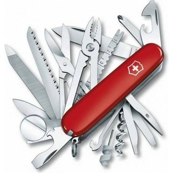 Victorinox Swisschamp 1.6795 schweizisk lommekniv - Rød - 33 kvalitetsværktøjer Röd