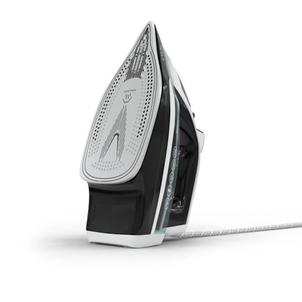 TESLA - R302BL - Strygejern - Keramisk sål - Kalkafvisende - 2400 watt - Blå Sort
