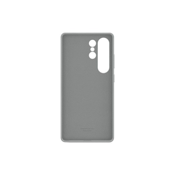 Coque til Samsung Galaxy S25 Ultra Ægte Læder Kindsuit Samsung Grå grå