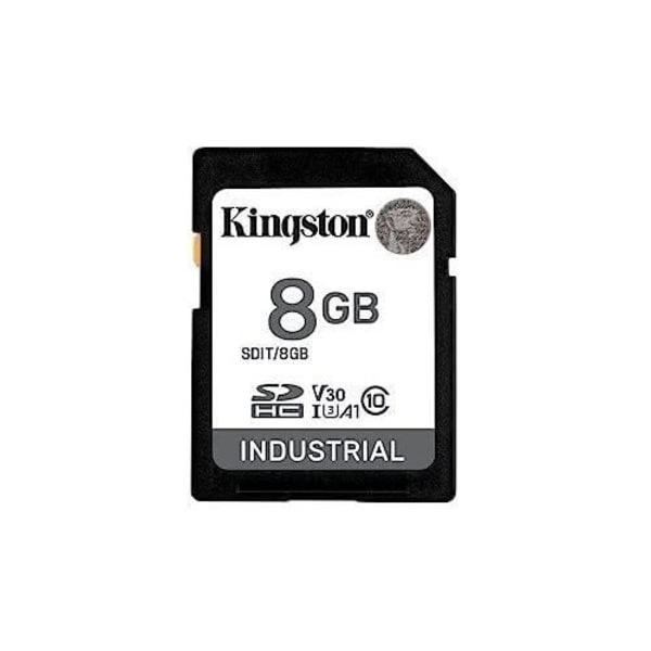 Industriel SDHC 8 GB, sort hukommelseskort, UHS-I U3, klasse 10, V30, A1 Kapacitet: 8 GB