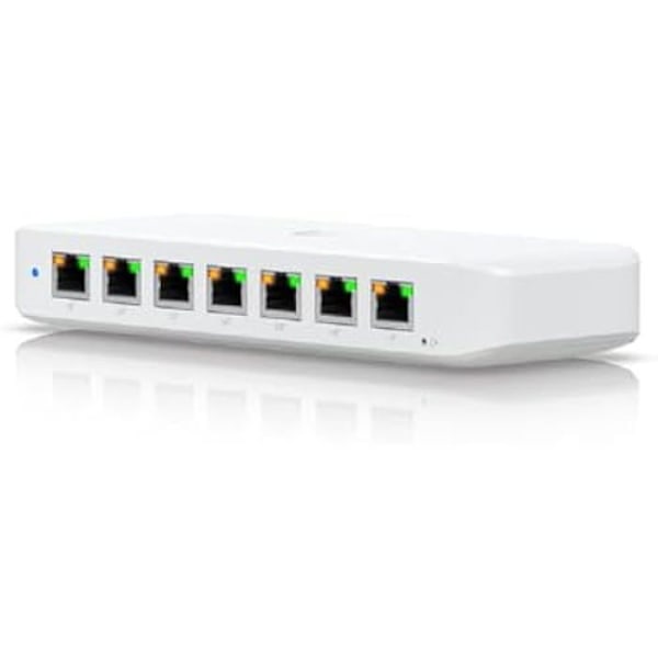 Managed Switch - UBIQUITI NETWORKS - USW-Ultra-210W - 8 Gigabit Ethernet-portar - 210W PoE - Managed