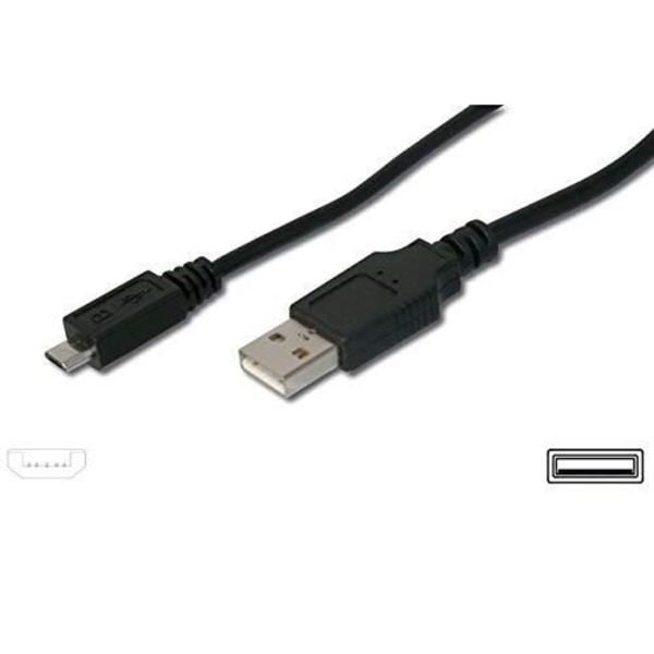 PremiumCord Micro USB 2.0 A-B Kabel 2m - ku2m2f