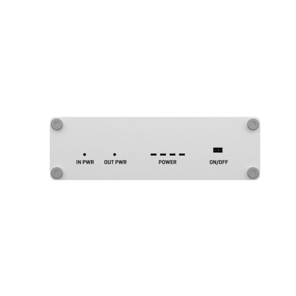 Uafbrudt strømforsyning - Teltonika - BAT120 - 2 DC 4-pins porte - 9-30V indgang - 12VDC udgang Rustfrit stål