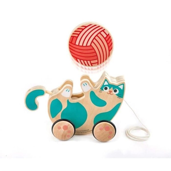 Lelu - HAPE - ROLL & RATTLE KITTEN - Muovi - Valkoinen - Kissa - Sisätiloissa - Pelit - Kissa