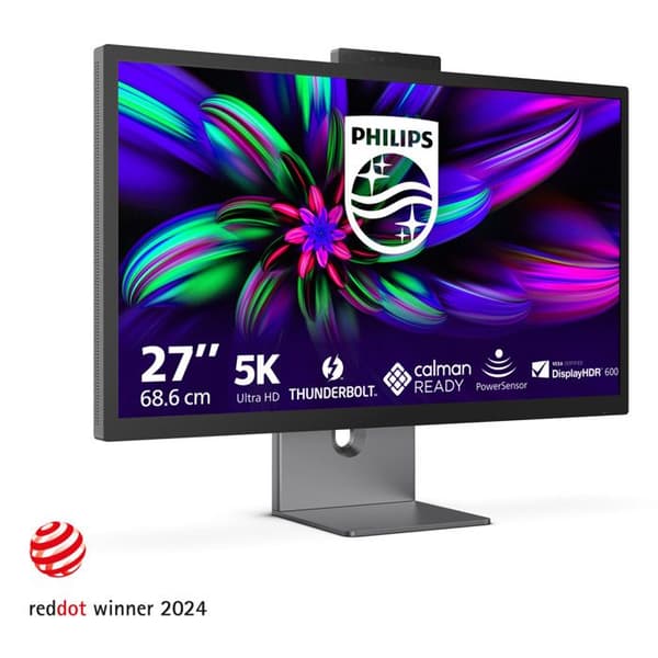 Philips Brilliance 27E3U7903 Monitor 27" 5K Ultra HD IPS Thunderbolt 4 Grå