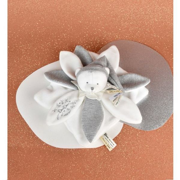 Doudou og Compagnie - Doudou flad petaler Bamse Grå 25 cm grå