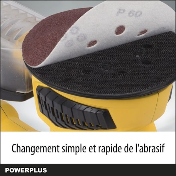 Håndsliber POWERPLUS POWX0485 - 260W - 3-i-1 - Kulbørster