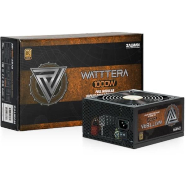 ZALMAN WattTera 1000W (80+ guld) - Modulär PC-strömförsörjning