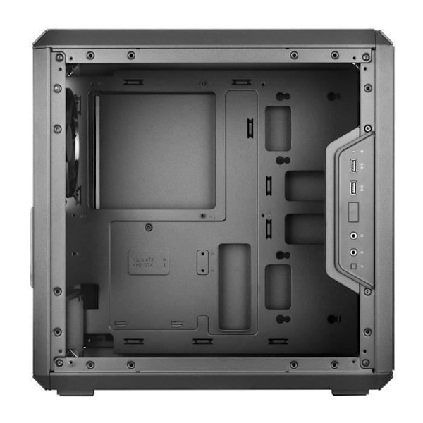 COOLER MASTER LTD MasterBox Q300L PC CASE - Sort - Hærdet glas - Micro ATX format (MCB-Q300L-KANN-S00)