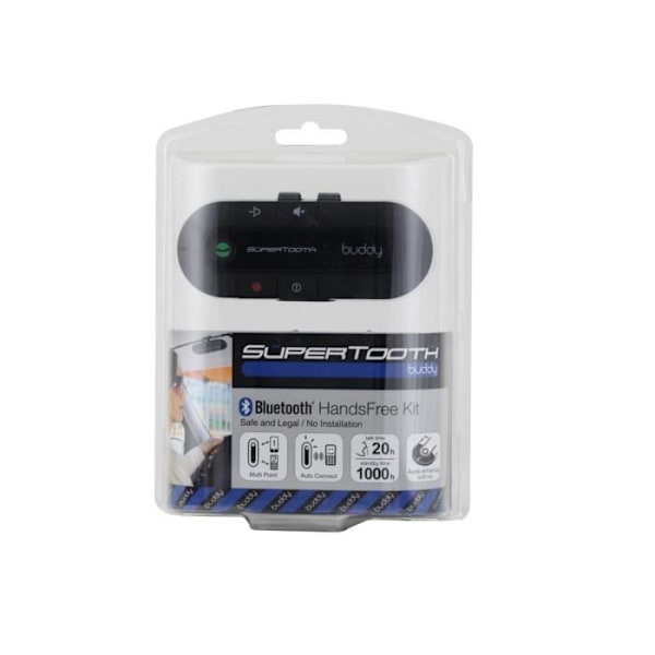 Supertooth Buddy - Bluetooth-bilsats Svart