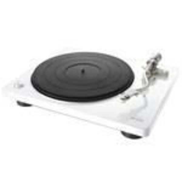 Pladeafspiller - DENON - DP-400 Hvid - Indbygget forforstærker - 33/45/78 omdr./min.