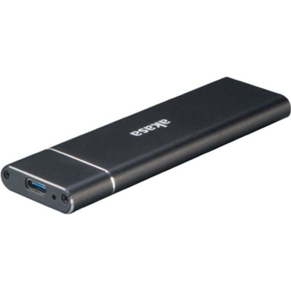 SSD M.2 kabinet - AKASA - AK-ENU3M2-02 - USB 3.1 Gen 2 - Aluminium - Sort Sort