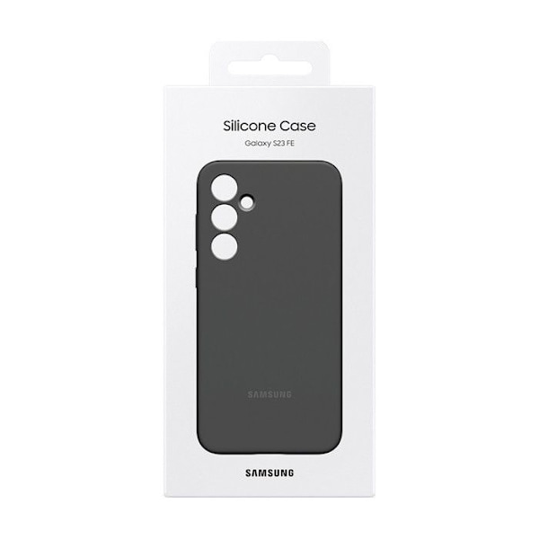 Silikonikotelo Samsung Galaxy S23 FE Graphite -puhelimelle Grafit