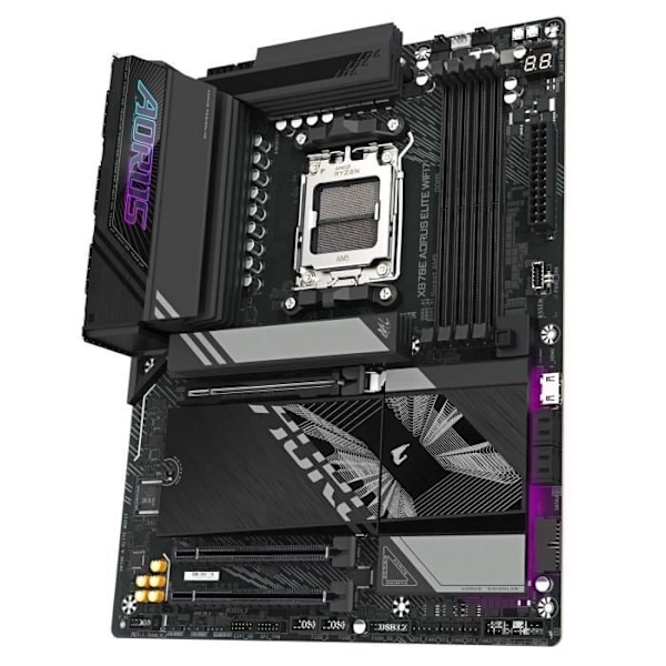 Moderkort - GIGABYTE - X870E A ELITE WIFI7 - Socket AM5 - DDR5 - Wi-Fi 7