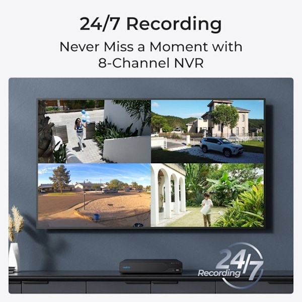 Reolink NVS8 8 Kanaler PoE NVR Inspelare - Reolink NVS8