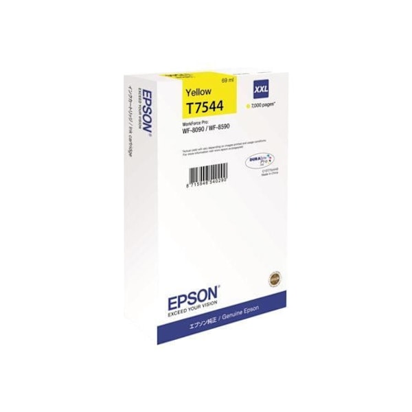 EPSON gul patron - XXL - 7000 sider - WF-8x90