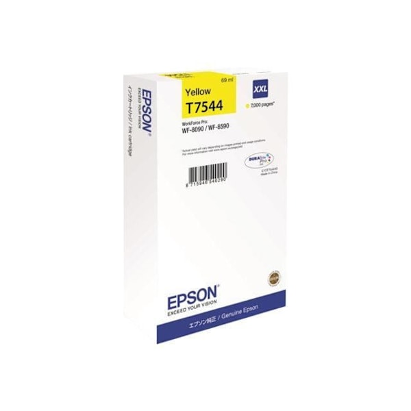 EPSON Keltainen värikasetti - XXL - 7000 sivua - WF-8x90