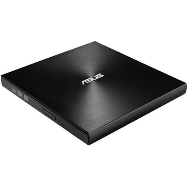 ASUS ulkoinen DVD-asema SDRW-08U7M-U/BLK/G/AS/P2G - 24x/8x DVD-poltin - USB 2.0 - musta musta