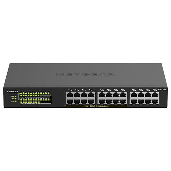 NETGEAR 24-Port Gigabit Ethern Unmngd PoE+Swtch