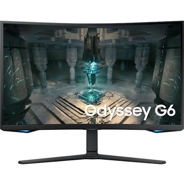 Buet PC Gamer-skærm - SAMSUNG - ODYSSEY G6 - G65B S32BG650EU - 32'' WQHD - VA - 1 ms - 240Hz - HDMI / DisplayPort - Freesync