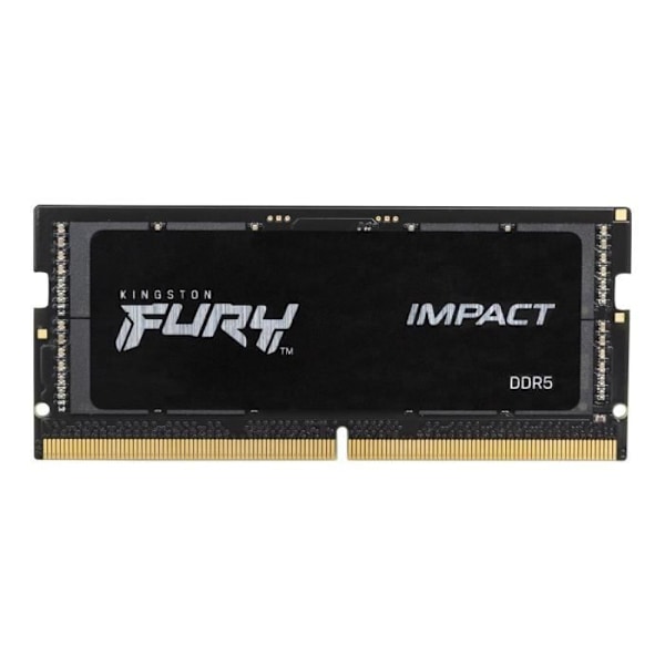 Minnesmodul - Kingston - Kingston FURY Impact - DDR5 - 16 GB - SO DIMM 262 stift - 5600 MHz / PC5-44800