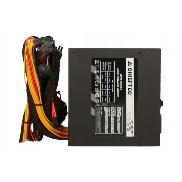 Strömförsörjning för PC - Chieftec - GPS-600A8 - 600 W - ATX 12 V - Fläkt 120 mm