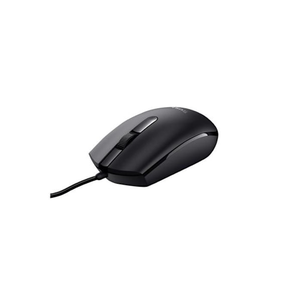 Trust TM-101 svart optisk USB-mus 3 knappar 1200 DPI integrerat rullhjul Svart