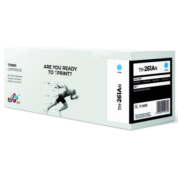 TB Print Toner til HP CP4025 cyan TH-261AN 100% ny - 5902002190398