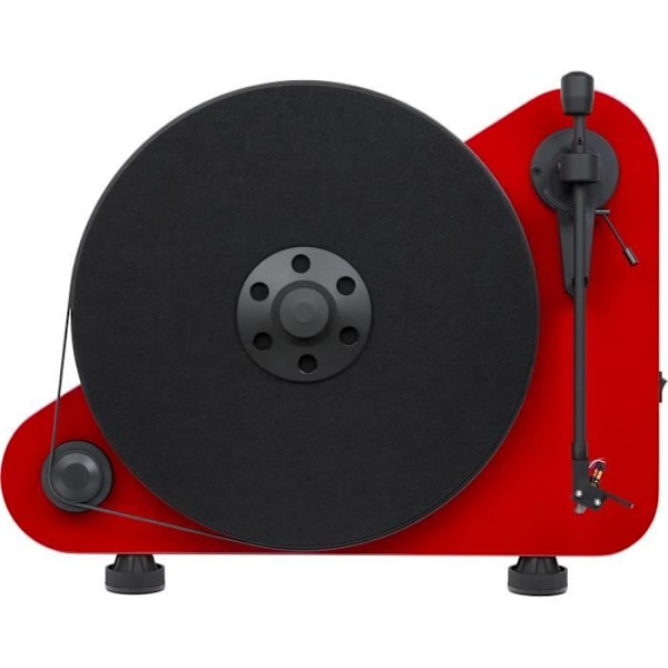 Platine Pro-Ject VT-E BT R - Rød - 21,9 cm - Sektor - Aluminium, Rustfrit stål, MDF, Silikone