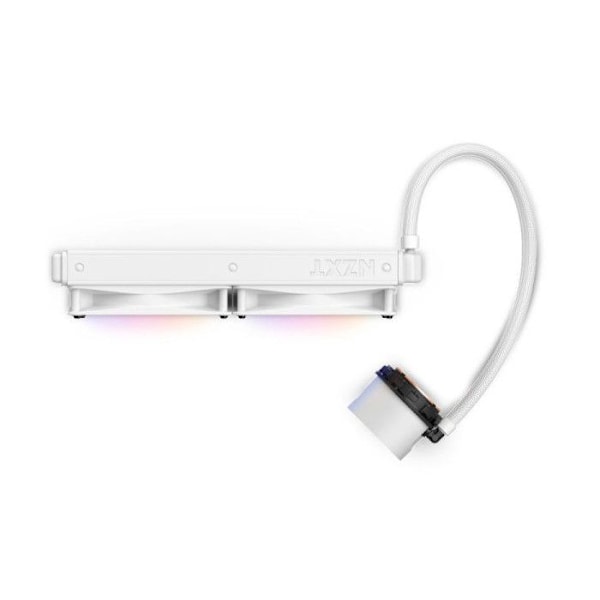 Allt-i-ett vätskekylare - NZXT - Kraken 280 RGB - Vit - 14 cm - LCD-skärm