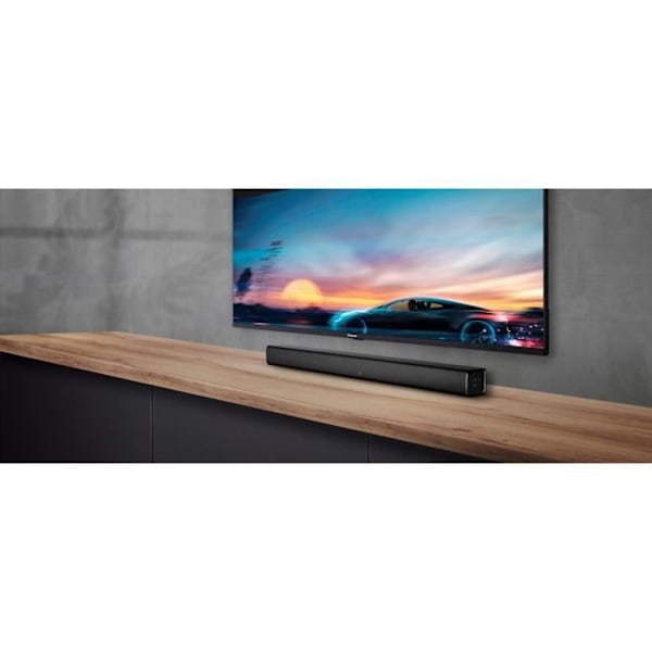 Panasonic SC-HTB100 Kompakt Soundbar 45W Bluetooth HDMI ARC USB Vægbeslag Sort