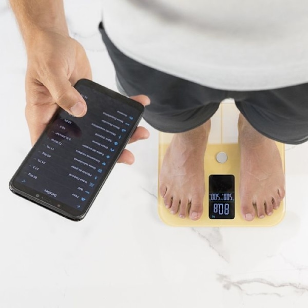 Cecotec Vægtskål med app Surface Precision 10400 Smart Healthy Vision Gul