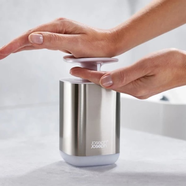 Vask sæt - Joseph Joseph - 70551 - Rustfrit stål - Sæbedispenser - Tandbørsteholder Rustfrit stål
