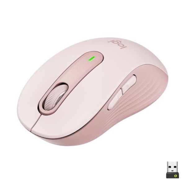 Hiiri - Langaton - Logitech - Signature M650 - Oikeakätinen - Vaaleanpunainen Vaaleanpunainen