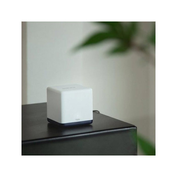 WiFi Mesh AC 1900 Mbps täckning 350 - Mercusys Halo H50G (2-pack) - 3 Gigabit Ethernet-portar - Beamforming