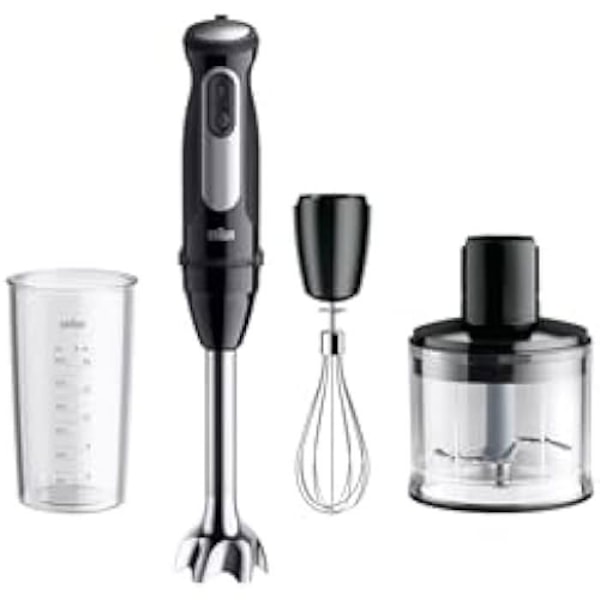 Käsisekoitin - BRAUN - MQ55236M - 1000 W - 25 nopeutta - Power Bell Plus -tekniikka Svart