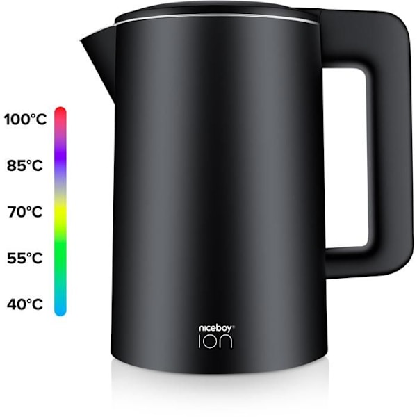 Bouilloire Niceboy ION ThermoKettle TK5 Onyx sort.