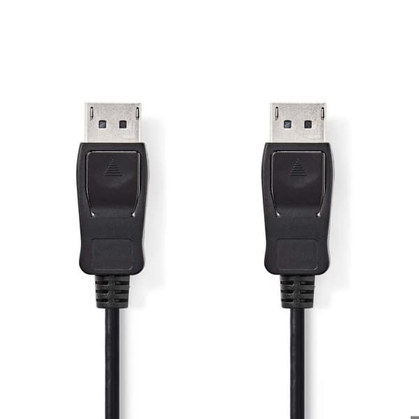 DisplayPort-kabel - Nedis - 2 m - 4K - Kontakt (M) - Svart
