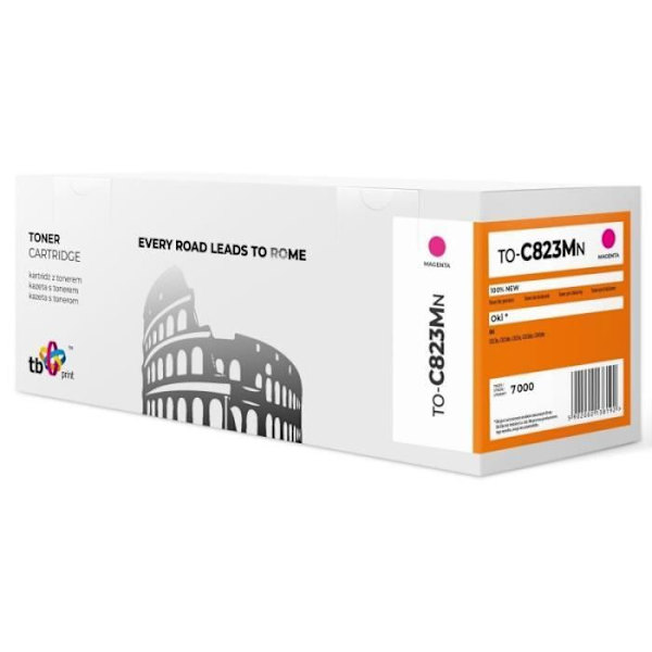 TB Print Toner for OKI C823 TO-C823MN MA 100 % uusi - 5902002138192