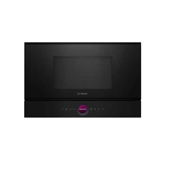 Bosch sisäänrakennettu soolo mikroaaltouuni 21l 900w musta - BFR7221B1