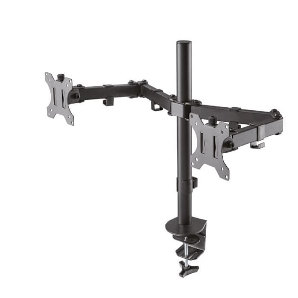 Plattatuki - NewStar - FPMA-D550DBLACK - Musta - 2 Näyttöä - 81,3 cm Max - 16 kg