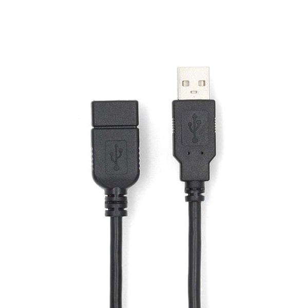 USB-kabel - Nedis - CCGL60010BK20 - 2,00 m - USB-A Hane/Hona - 480 Mbps